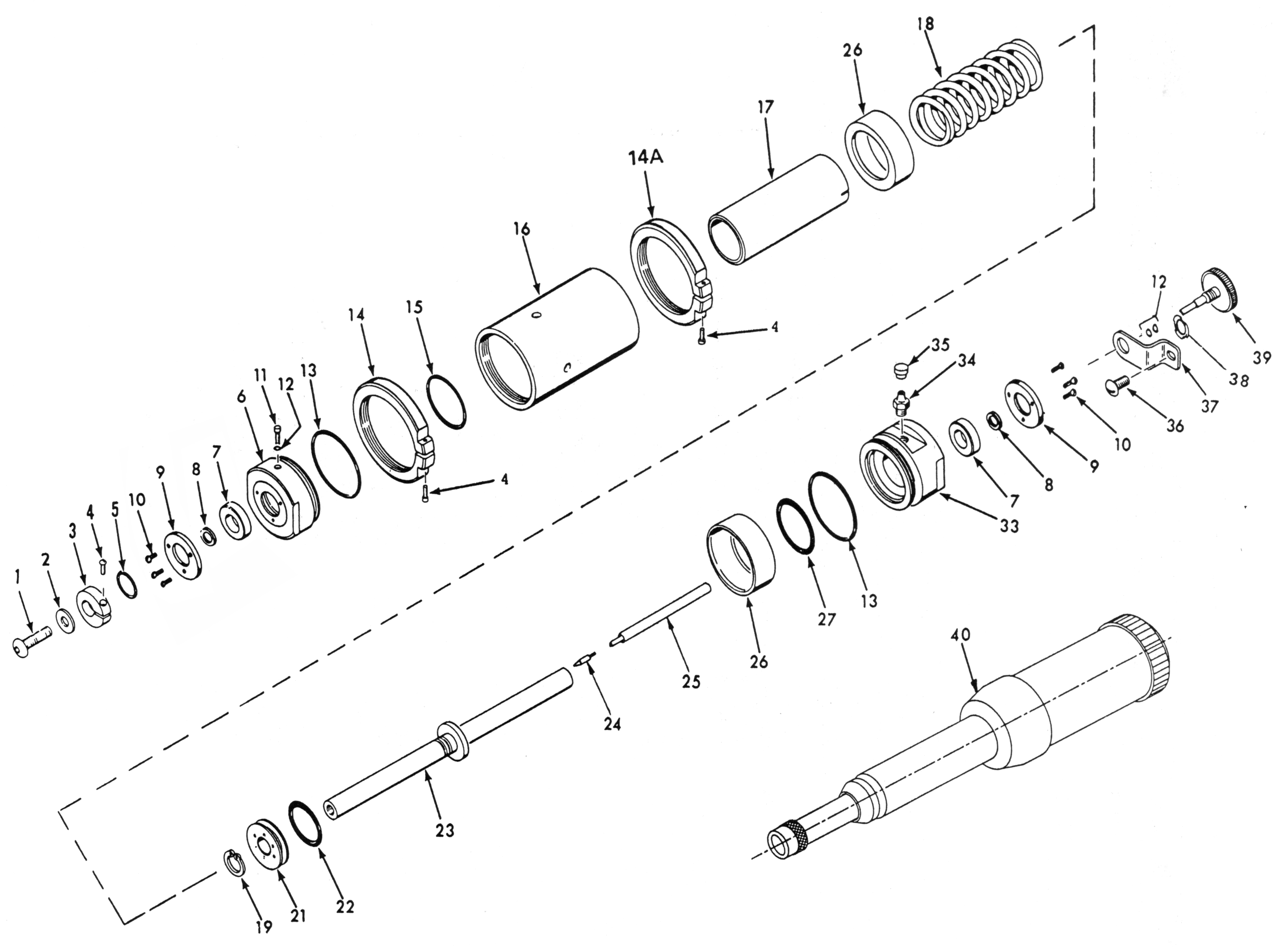 Automatic Feed Drill Hydraulic Feed Control Replacement Parts | Dumore Series 28 Automatic Feed Drills and Self Feed Drills