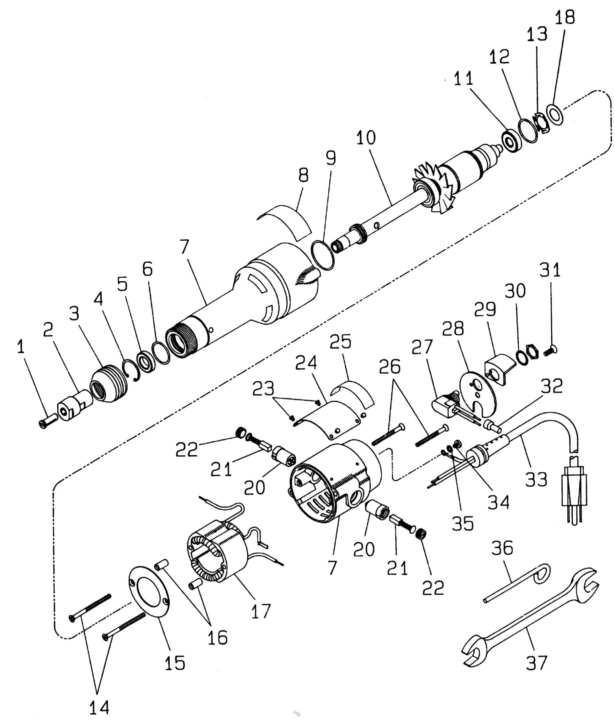 Hand Grinder Replacement Parts | Dumore Series 35 Hand Grinders