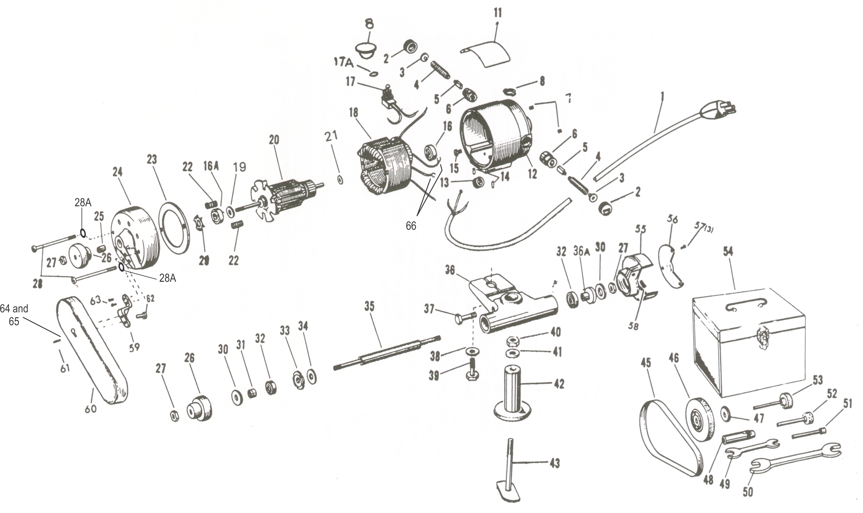 Tool Post Grinder Replacement Parts | Dumore Series 14 Tool Post Grinders