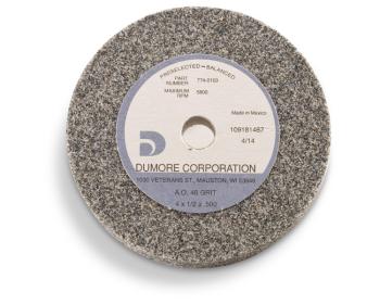 Grinding Wheel for Dumore Series 57 Tool Post Grinders | 4" Diameter, 1/2" Thick, 1/2" Hole, Code 1 | Dumore 774-0103