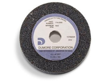 Grinding Wheel for Dumore Series 57 Tool Post Grinders | 3" Diameter, 3/4" Thick, 1/2" Hole, Code 1 | Dumore 774-0083