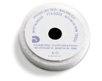 Grinding Wheel for Dumore Series 9 Hand Grinders | 1 1/4" Diameter, 1/4" Thick, 1/4" Hole, Code 1 & 3 | Dumore 774-0023