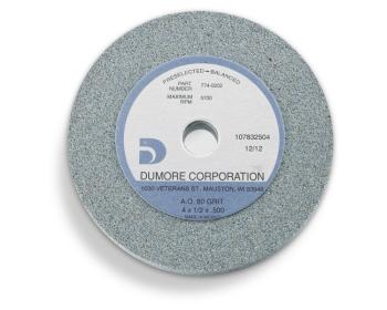 Grinding Wheel for Dumore Series 12 & 25 Tool Post Grinders | 4" Diameter, 1/2" Thick, 1/2" Hole, Code 4 | Dumore 774-0202