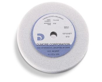 Grinding Wheel for Dumore Series 57 Tool Post Grinders | 4" Diameter, 1/2" Thick, 3/8" Hole, Code 3 | Dumore 774-0100