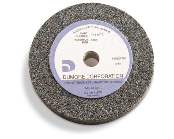 Dumore Series 44 Tool Post Grinder Part 774-0073 | Grinding Wheel, 3" Diameter, 3/8" Thick, 3/8" Hole, Code 1