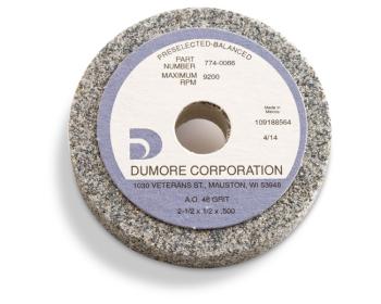 Grinding Wheel for Dumore Series 57 Tool Post Grinders | 2 1/2" Diameter, 1/2" Thick, 1/2" Hole, Code 1 | Dumore 774-0066