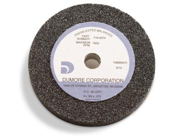 Grinding Wheel for Dumore Series 57 Tool Post Grinders | 3" Diameter, 3/8" Thick, 3/8" Hole, Code 2 | Dumore 774-0074
